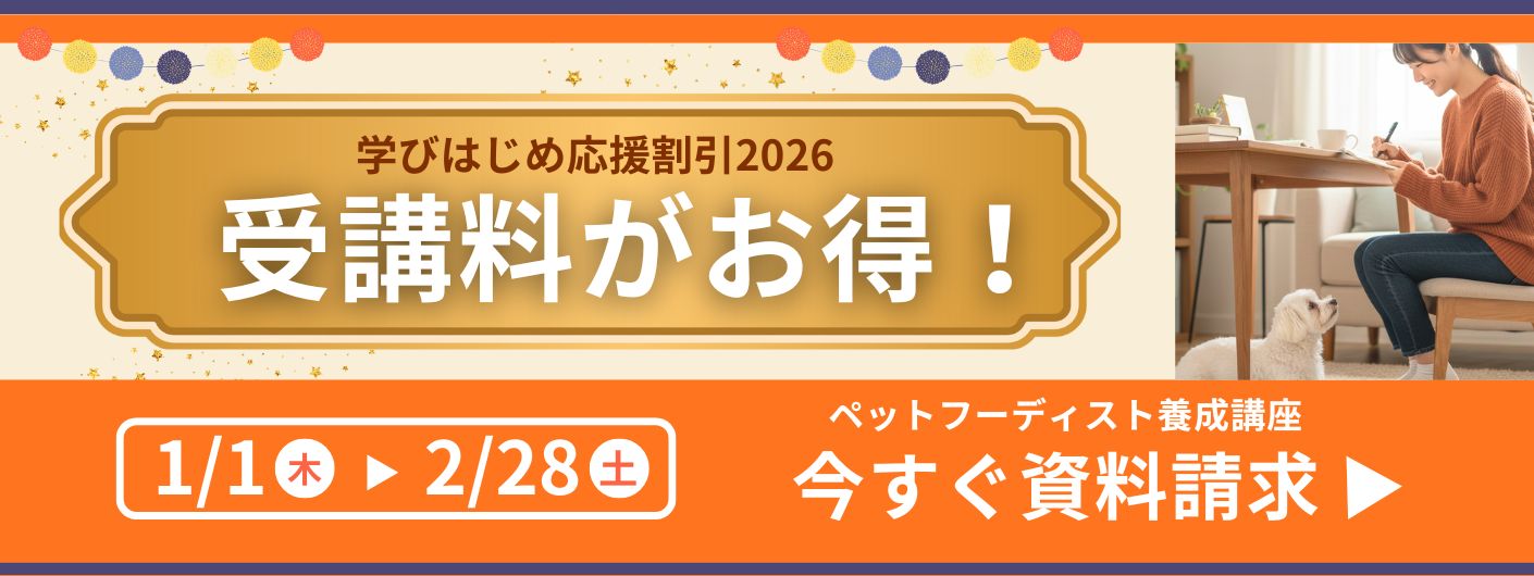新年スタート応援キャンペーン 受講料がお得！資料請求はこちら